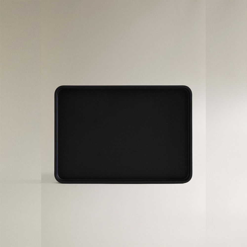 Zara Home Black Resin Bathroom Tray.